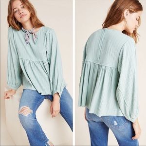 NEW Anthropologie Rowan Dolman Sleeved Blouse